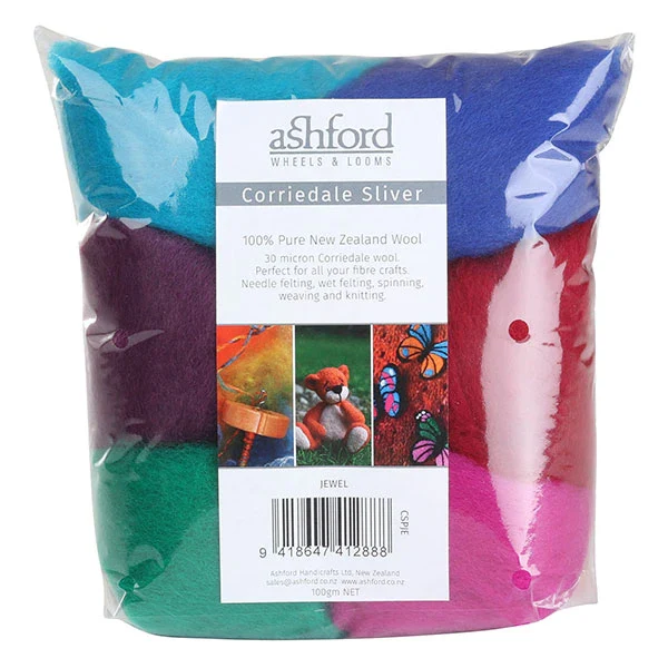 Ashford | Corriedale Sliver 100g packs - Image 13