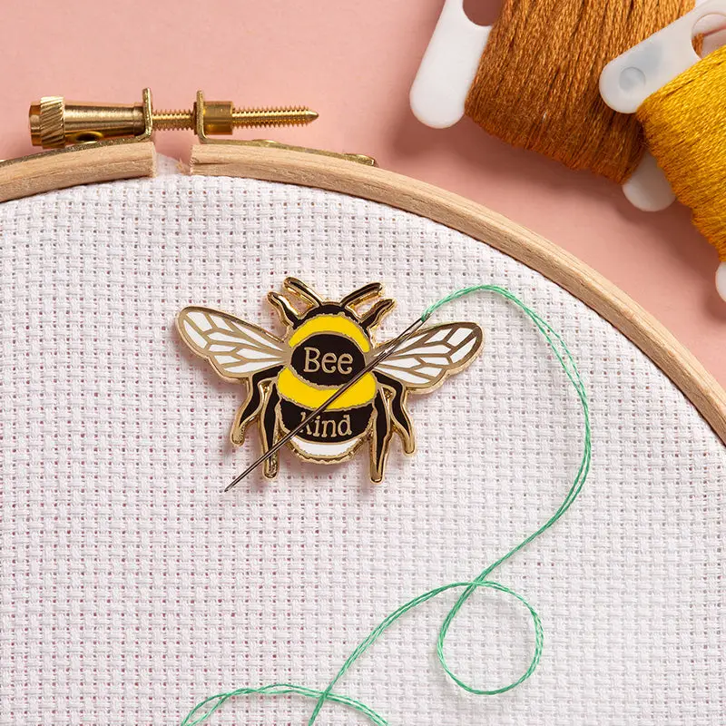 Caterpillar Cross Stitch | Needle Minder | Bumblebee Bee Kind - Image 2