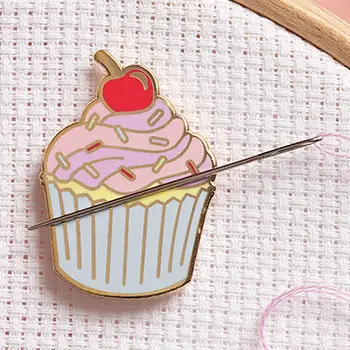 Caterpillar Cross Stitch | Needle Minder | Cupcake - Image 2