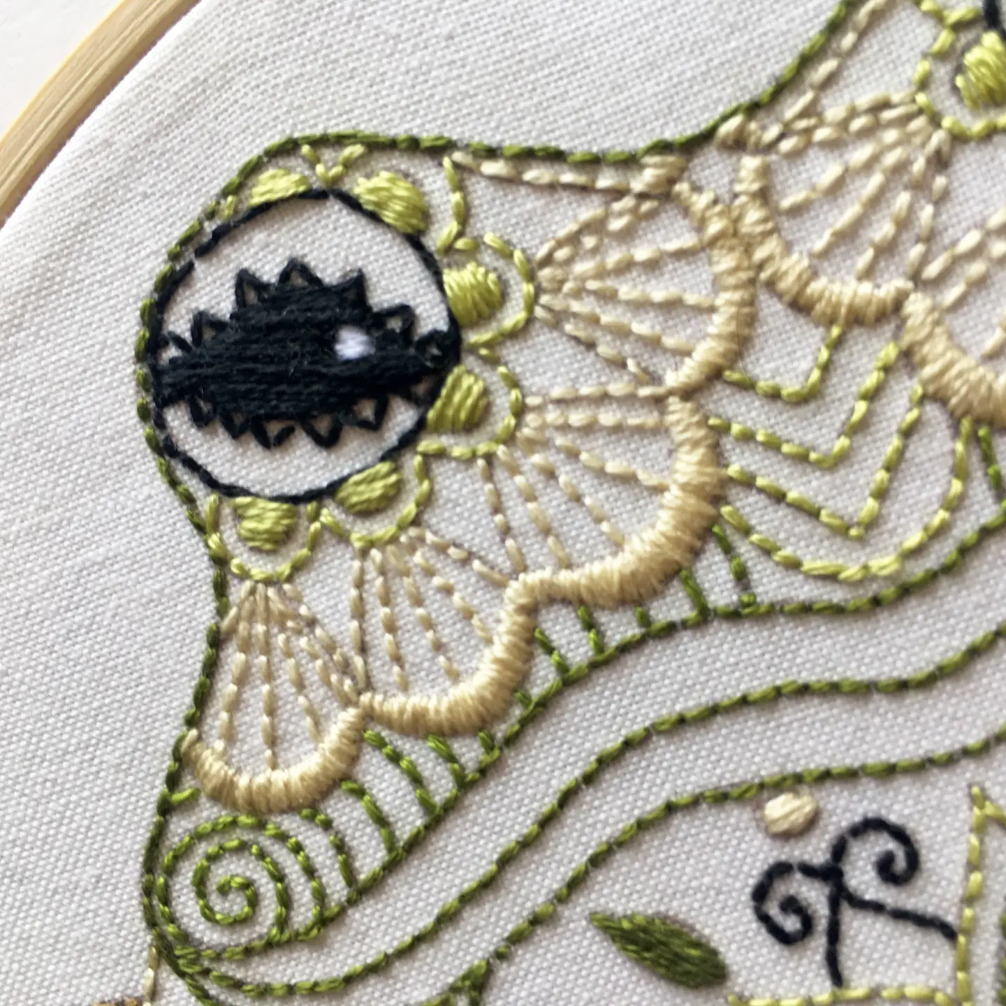 Cinnamon Stitching | Frog Embroidery kit - Image 2