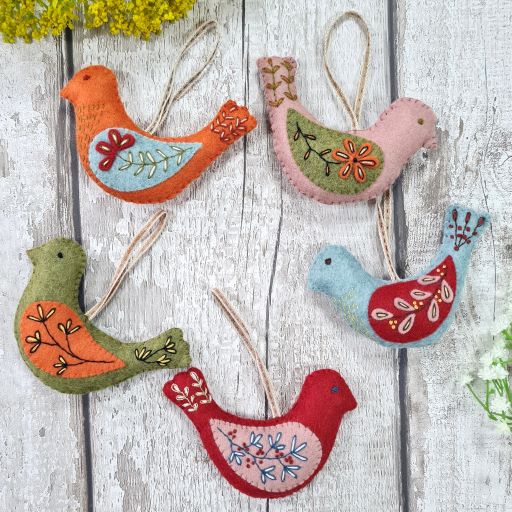 Corinne Lapierre | Felt Craft Kits | Folk Birds - Image 3