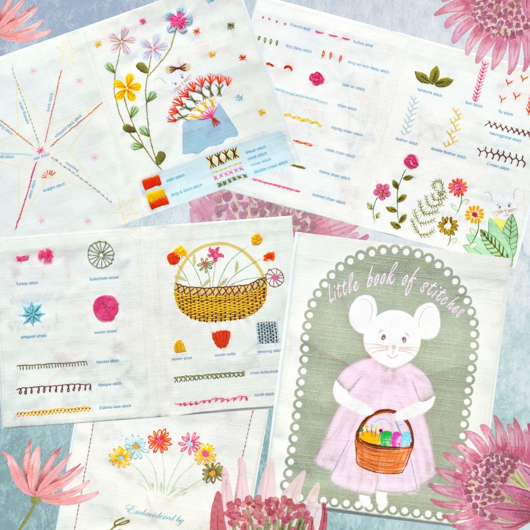 Corinne Lapierre | Mouse Embroidery Sampler Book