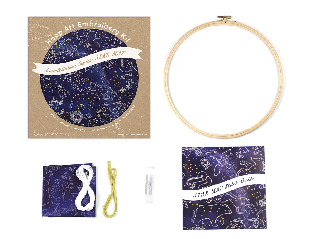 Kiriki Press | Star Map 11 inch hoop Kit - Image 2