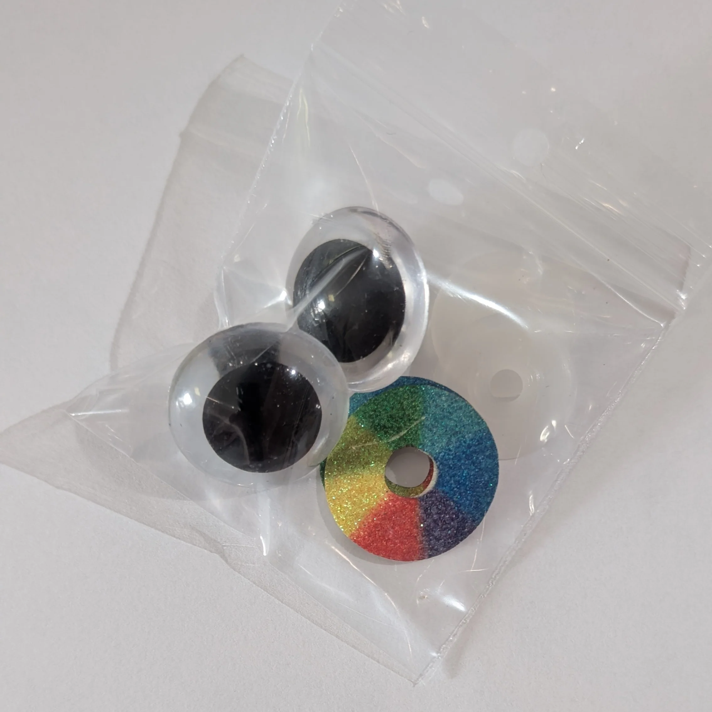 Rainbow Sparkle Safety Eyes | 1 pair | 12mm - 30mm