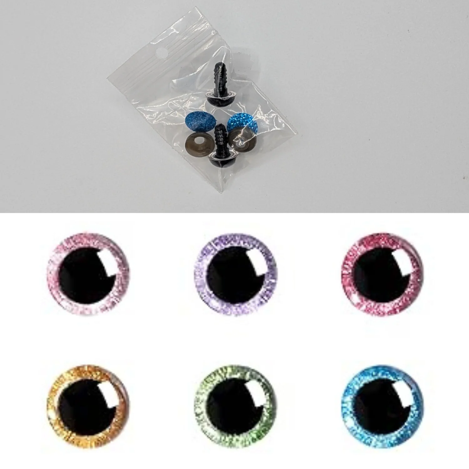 Sparkle Safety Eyes | 1 pair | 12mm